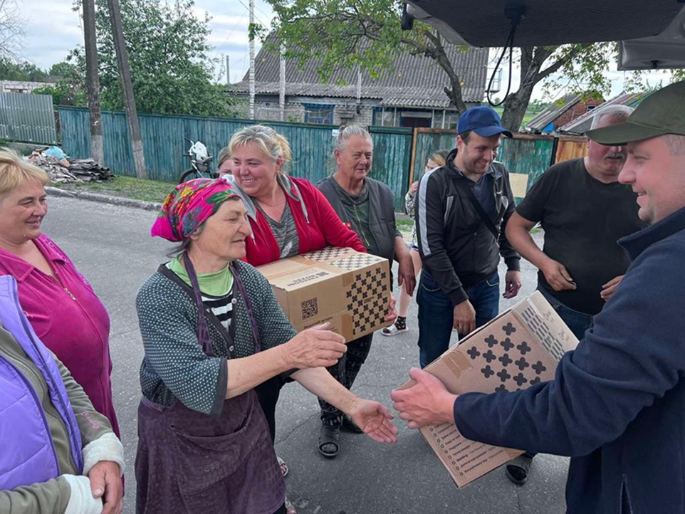 Freedom Boxes being delivered to communities in Ukraine