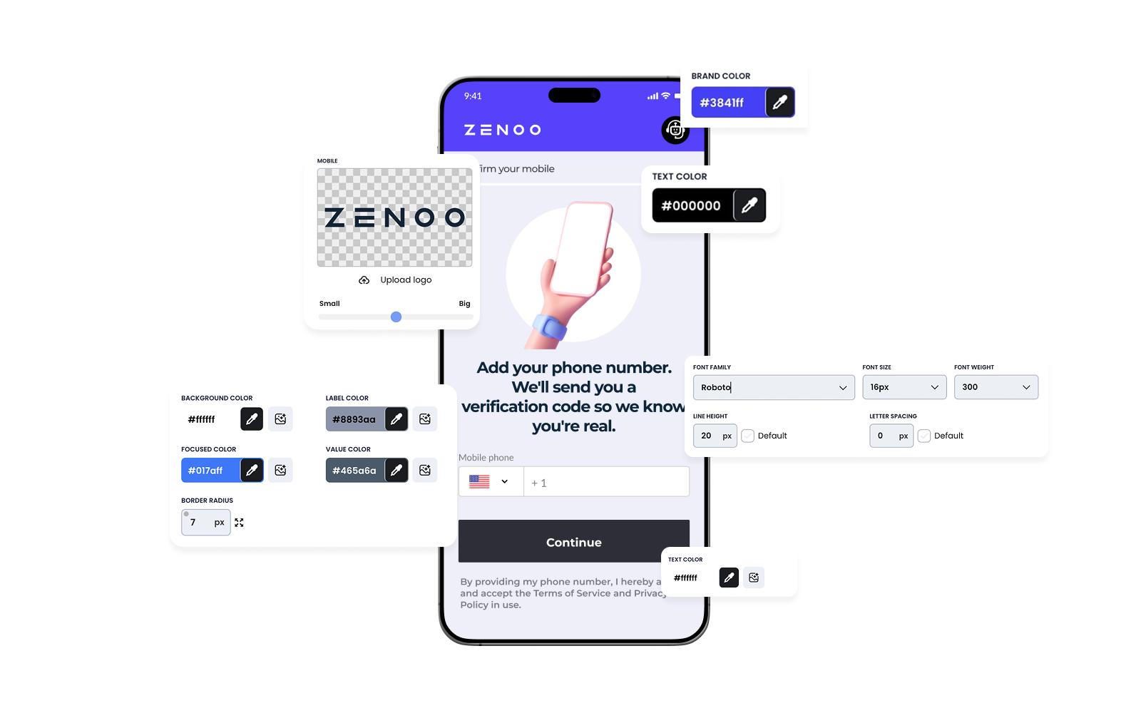 White-label verification experience with custom branding